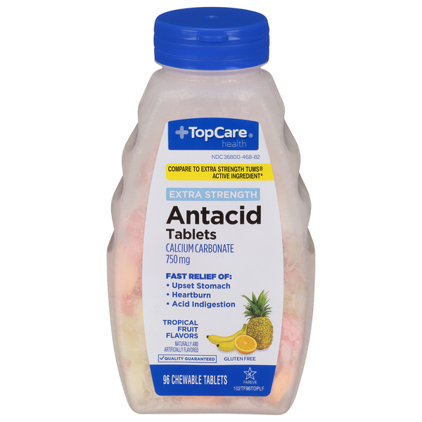 Topcare xs Tropical Antacid Tabs 96ct