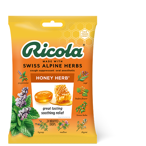 Ricola Honey-Herb Natural Herb Cough Drops 21ct