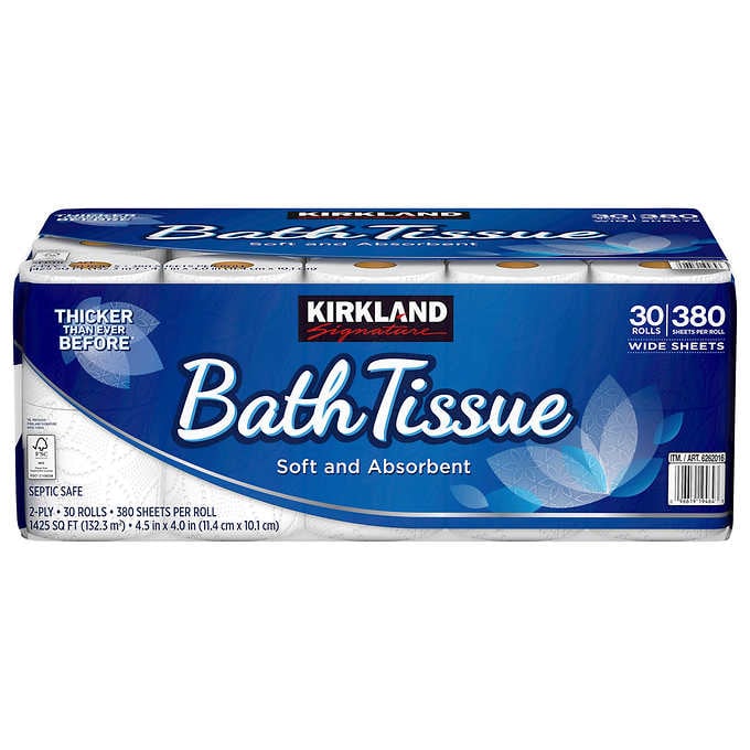 Kirkland Bath Tissue Toilet Paper 30ct