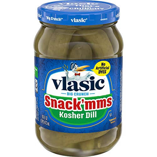 Vlasic Snack'mms Kosher Mini Dill Pickles 16oz