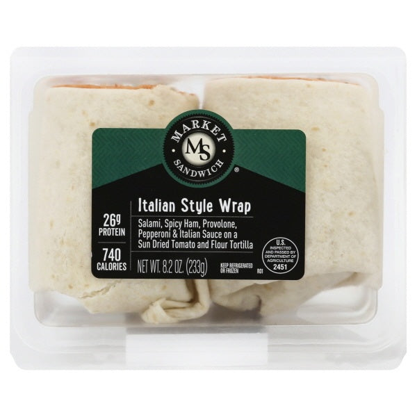 Market Sandwich Italian Style Wrap 8.6oz