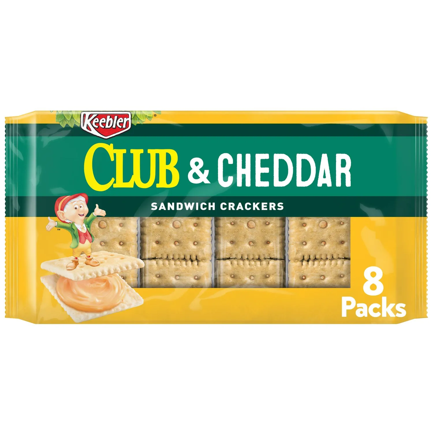 Keebler Club & Cheddar Sandwich Crackers 8pk