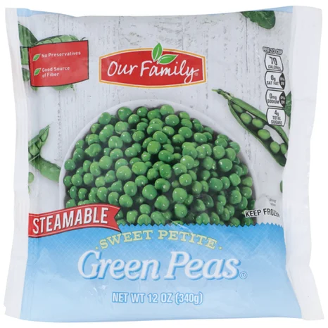 Our Family Sweet Petite Green Peas 12oz