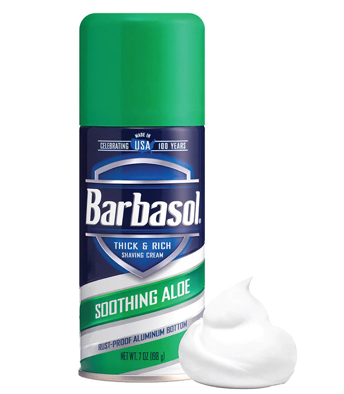 Barbasol Soothing Aloe Shaving Cream 7oz