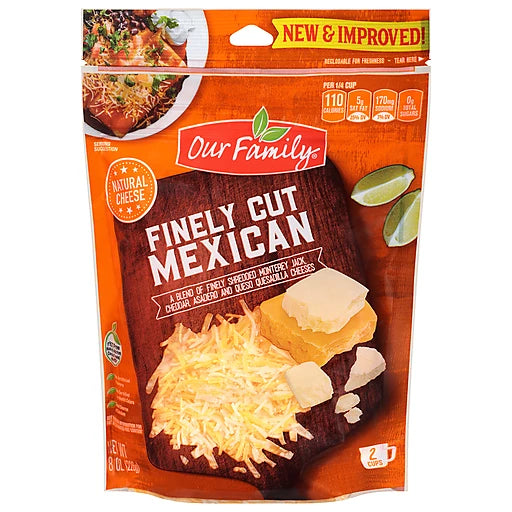 Our Family Fancy Shredded Mexican Cheese 16oz
