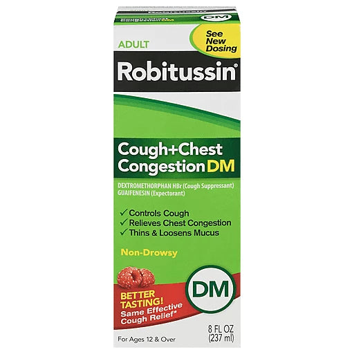 Adult Robitussin Cough+Chest Congestion DM Max Strength Liquid 4fl oz