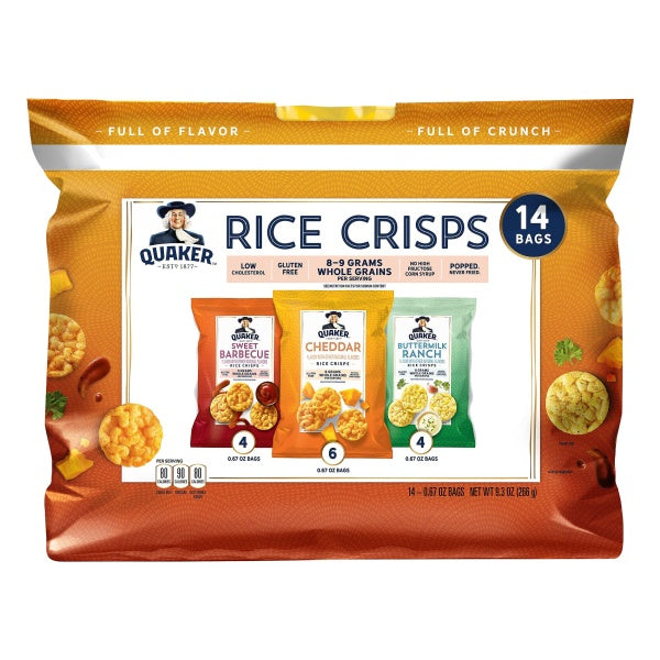 Quaker Rice Cakes Savory Variety 14pk