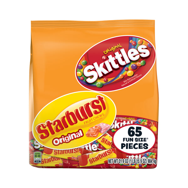 Starburst Skittles Fun Size Variety Pack 65 ct