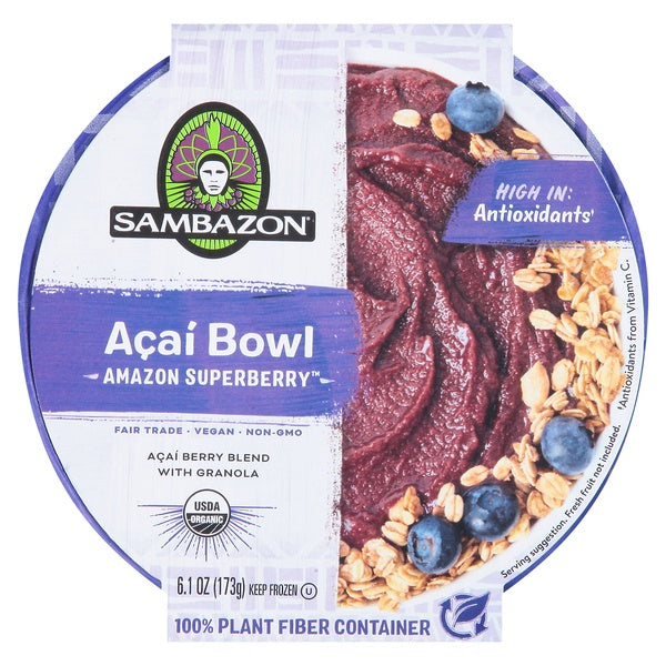 Sambazon Acai Super Berry Smoothie & Granola Bowl 6.1oz